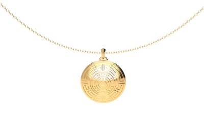 ANKA Medallion Pendant Necklace-latest NECKLACE design 2021