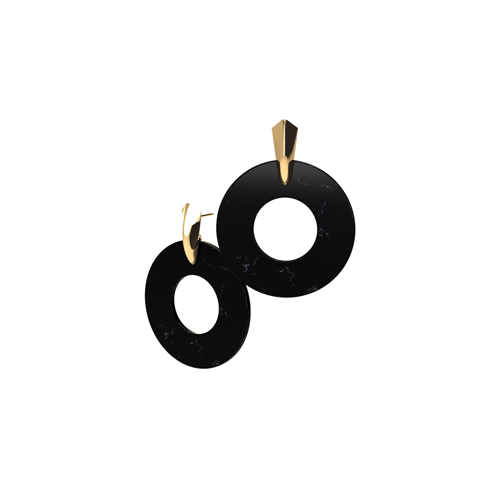 Hesita Carla | ANKA Resin Hoop Earrings -latest EARRING,Studs design 2021