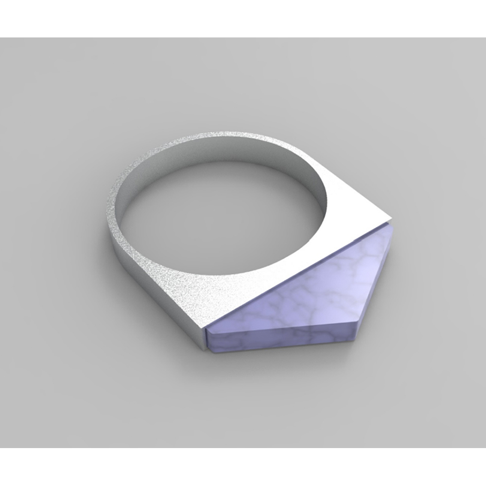 Pierluigi Difrance | MARBLE DREAMS Ring 133 -latest RING,Band Ring design 2021