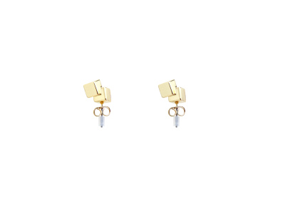 Cubism Stud Earrings-latest EARRING design 2021
