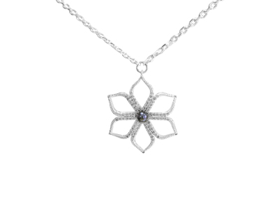 Openwork Flower Necklace-latest NECKLACE design 2021