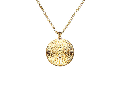 ANKA Medallion Pendant Necklace-latest NECKLACE design 2021