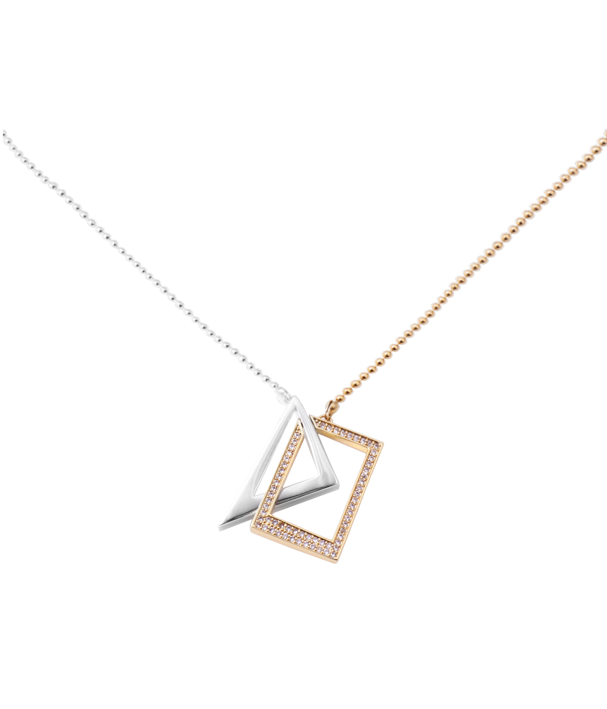 Triangle Pendant Geometric Necklace -latest NECKLACE,Pendant Necklaces design 2021