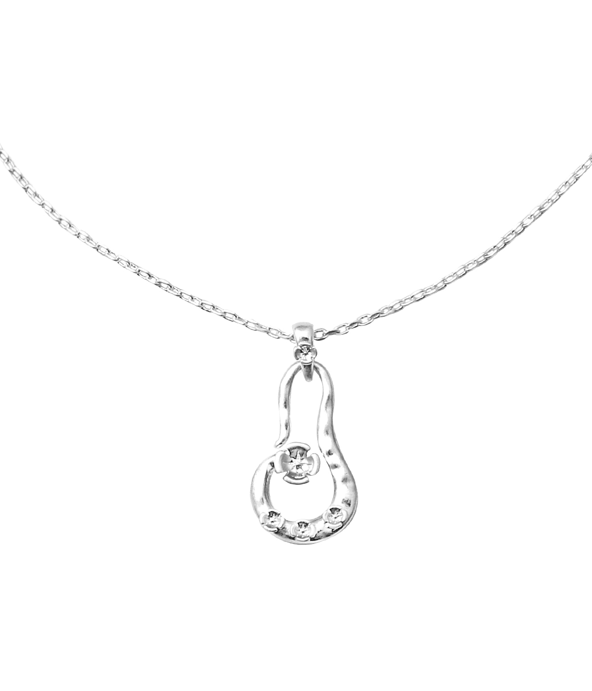 Silver Plating Floral Necklace -latest NECKLACE,Pendant Necklaces design 2021