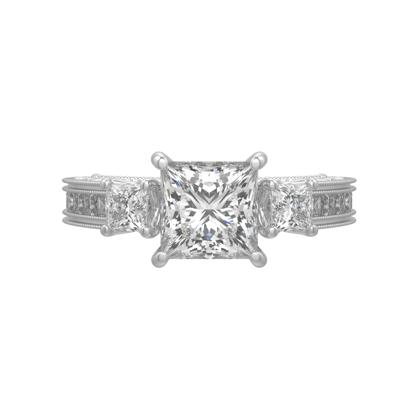 Zest Princess Solitaire Ring -latest RING,Band Ring design 2021