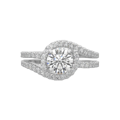 Solitaire Ring With Double-Band-latest RING design 2021
