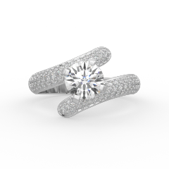 solitaire ring thick band-latest RING design 2021