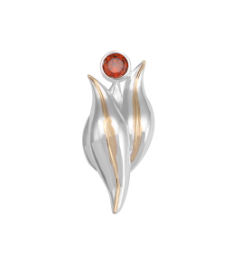 Two Tone Flower Brooch by Vernon Wilson of Panama Bay Jewelers | VW019-latest BROOCH design 2021