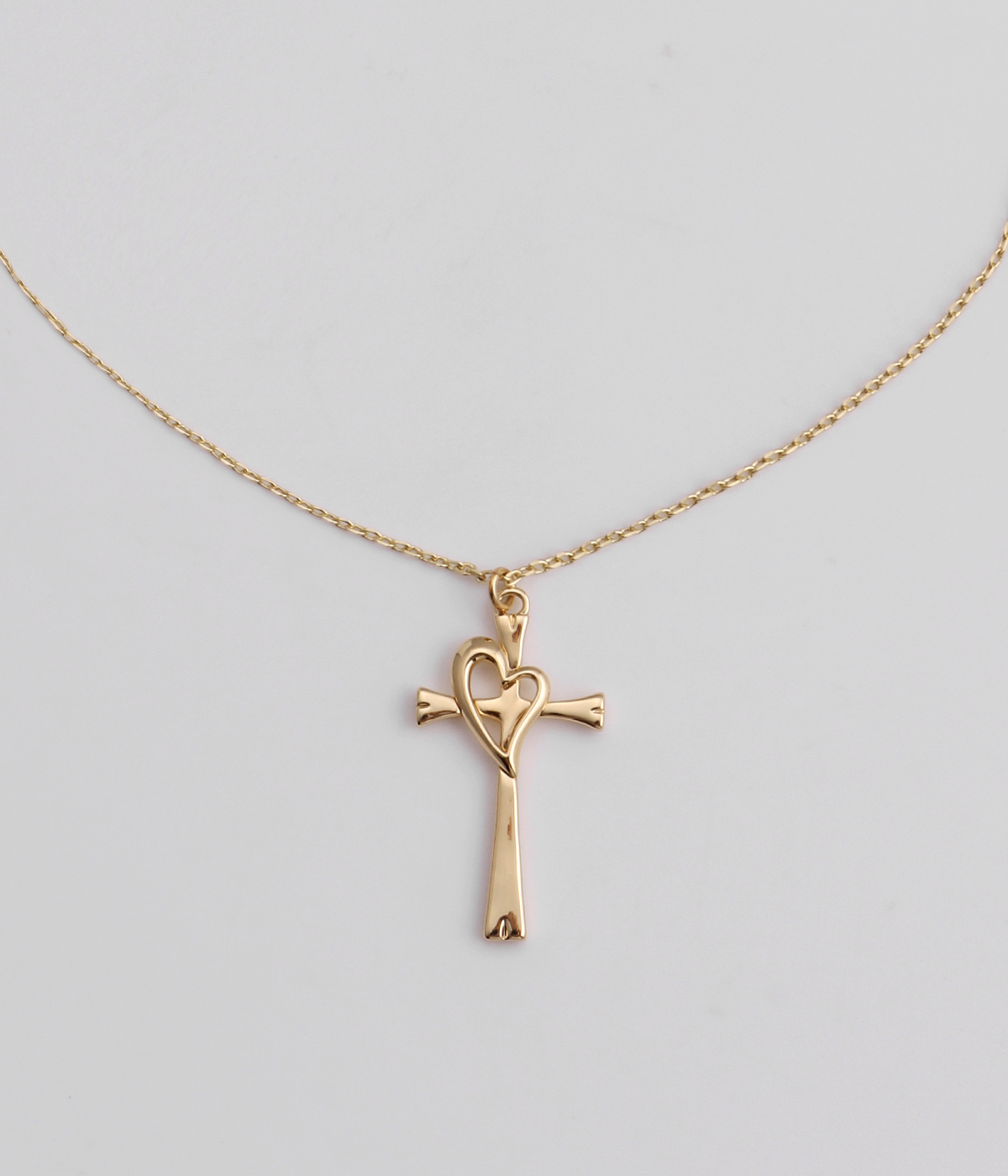 Gold Heart Cross by Vernon Wilson of Panama Bay Jewelers | VW001 -latest NECKLACE,Layer Sets design 2021