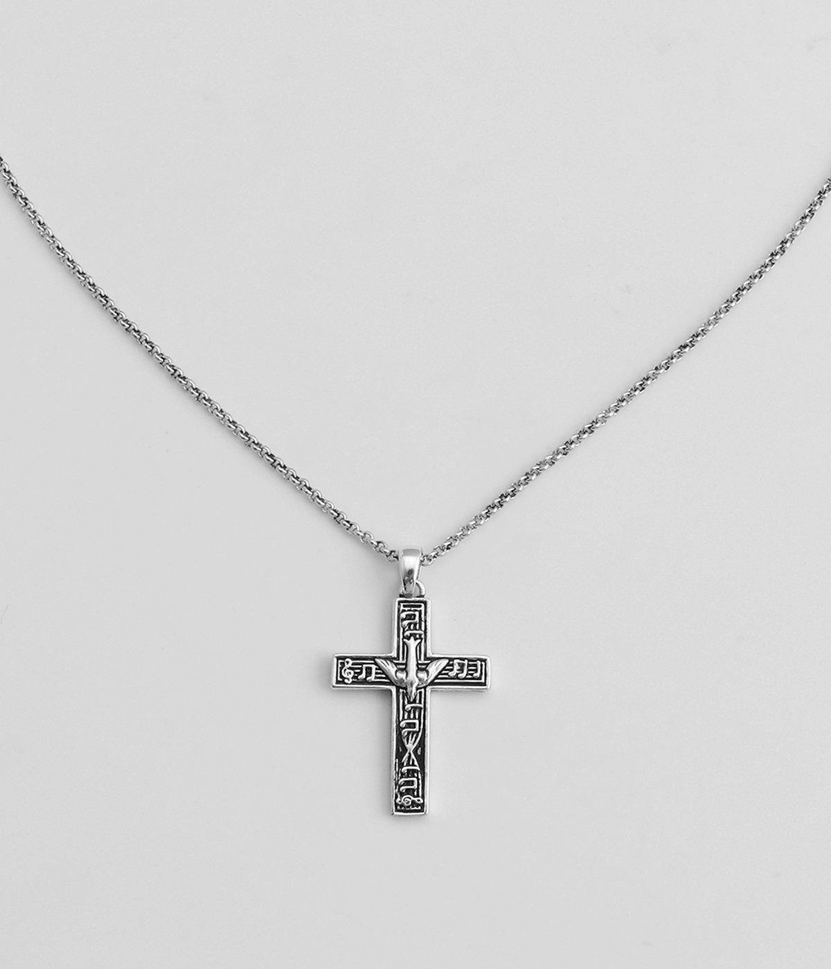 Silver Dove Cross by Vernon Wilson of Panama Bay Jewelers | VW011 -latest NECKLACE,Layer Sets design 2021