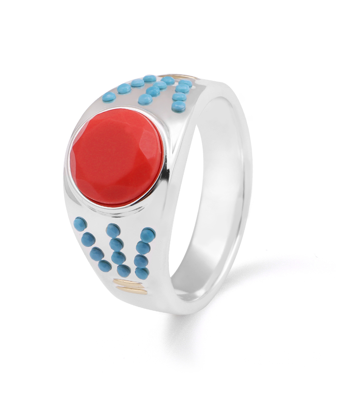 sparkle blue -latest RING,Statement Ring design 2021