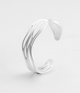 Wave Bangle by Vernon Wilson of Panama Bay Jewelers | vw-35-latest BRACELET design 2021