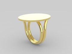 Circle signet ring-latest RING design 2021