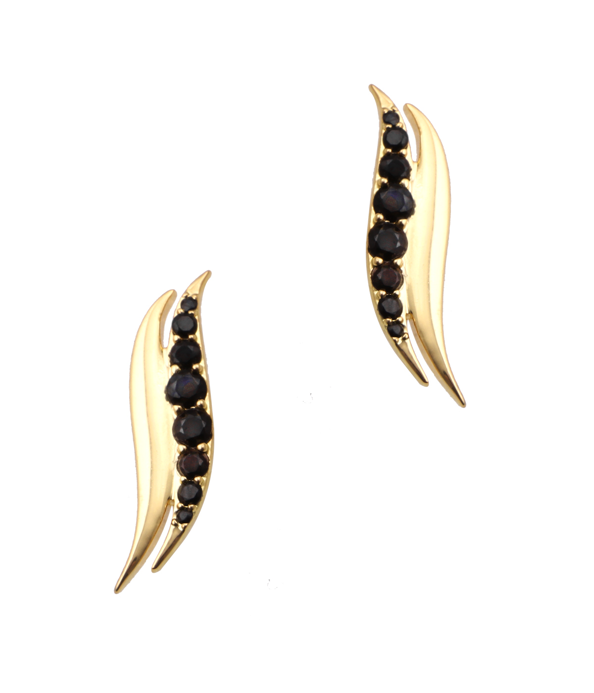 Earrings _ Black & Gold Touch -latest SET,Set design 2021