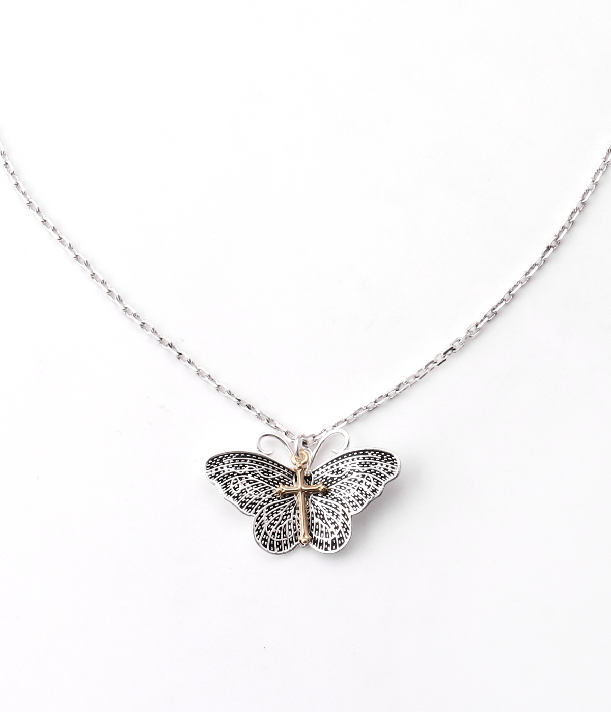 Butterfly Cross by Vernon Wilson of Panama Bay Jewelers | VW006 -latest NECKLACE,Layer Sets design 2021