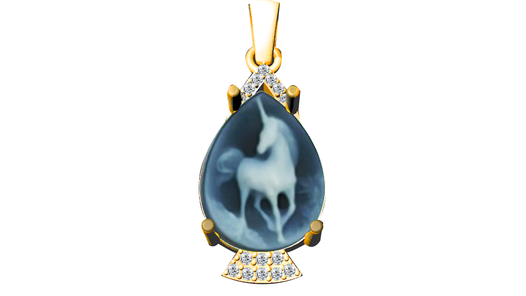 Cameo (Natural Carved Stone) Pendant in Sterling Silver -latest NECKLACE,Layer Sets design 2021