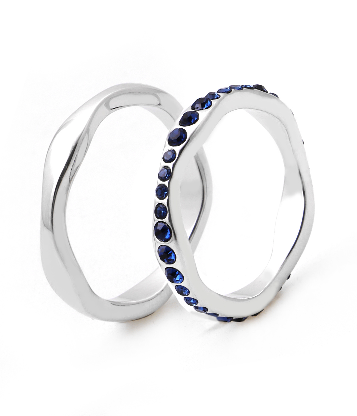 FLOW-Blue -latest RING,Band Ring design 2021