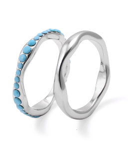 FLOW ring - turquoise-latest RING design 2021