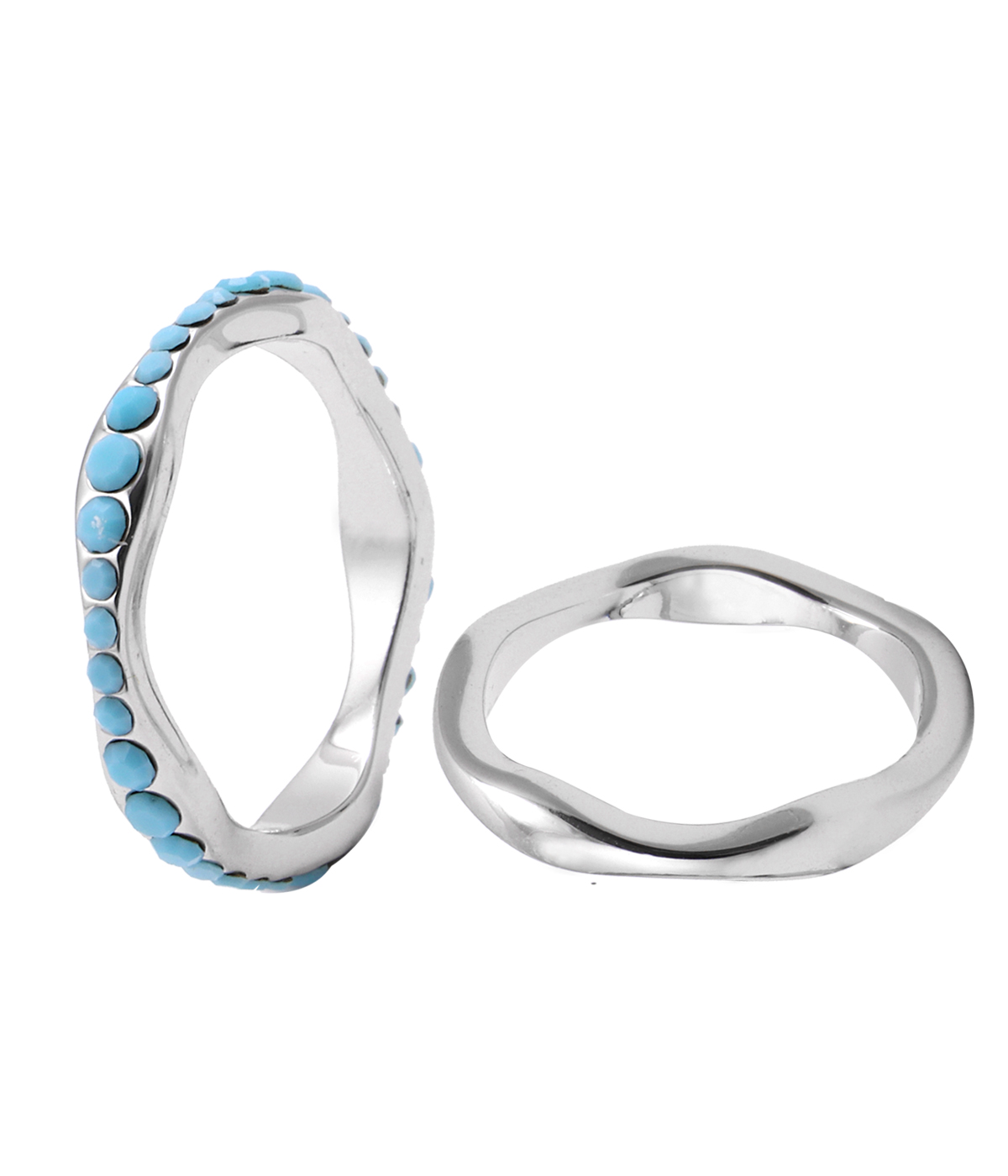 FLOW ring - Turquoise -latest RING,Band Ring design 2021